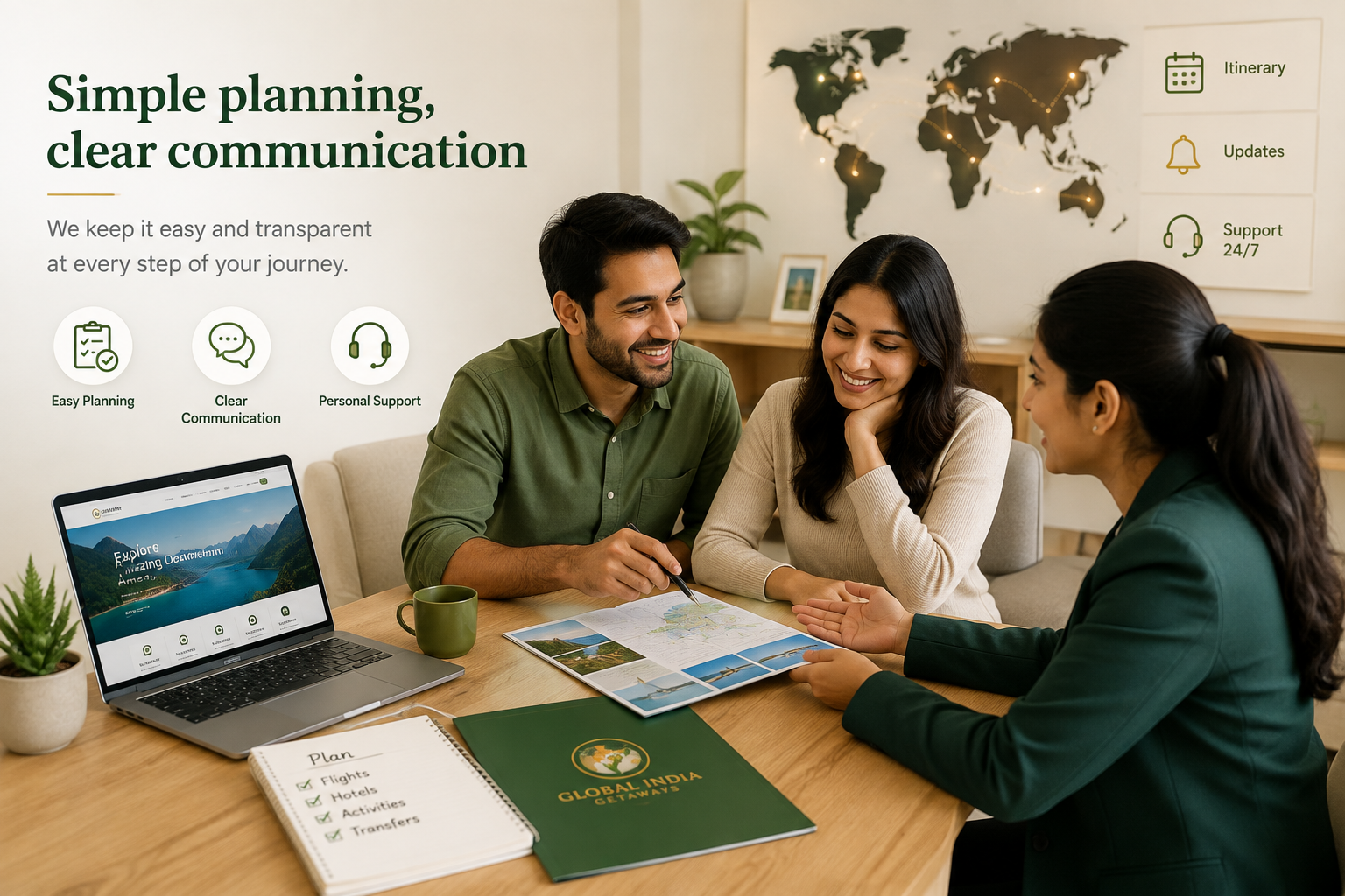Holiday planning with Global India Getaways